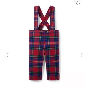 Plaid Kids Overalls